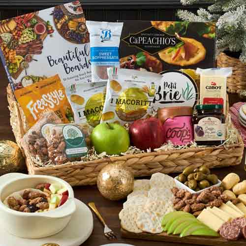 Christmas Charcuterie Hamper-Send Hanukkah Gift Hamper For Friends