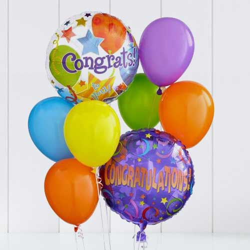 Congrats Balloon Bouquet Congratulations Balloon Delivery Usa