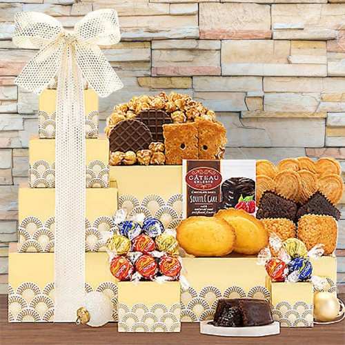 - Christmas Gift Towers With Cookies And Chocolates | Lindt Chocolate N Sweets Gift Tower