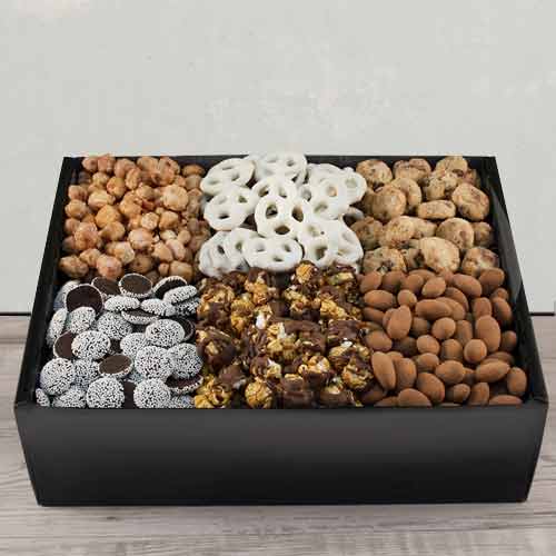 Snackers Gourmet Gift Box-Cookies And Snacks Send To Texas