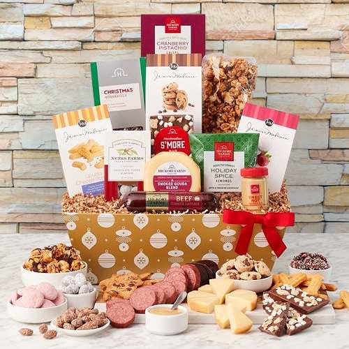 - Holiday Gift Basket For Christmas | Christmas Sweet N Savory Favorites