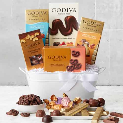 Godiva Goodies chocolate gift basket Delivery Florida