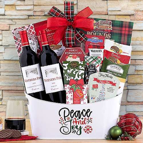 - Festive Wine Gift Baskets For Christmas | Vintners Path Holiday Wine Hamper