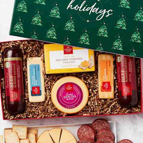 - Non Alcoholic Christmas Gift Baskets Massachusetts | Holiday Sausage N Cheese