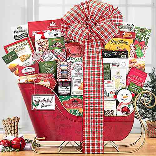 Extravaganza Christmas Basket - Non Alcoholic Christmas Gift Baskets ...