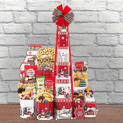 - Christmas Treats Gift Tower | Winter Cheer Gift Tower