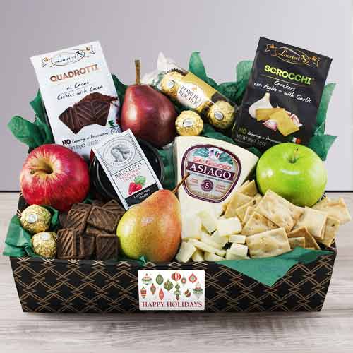 Italian Pride Of The Farm Fruit-Christmas Gourmet Gift Baskets North Carolina