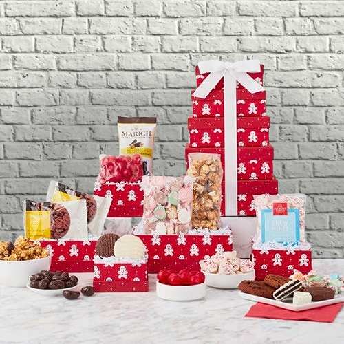 - Festive Gift Tower For Christmas | Merry And Bright Holiday Tower