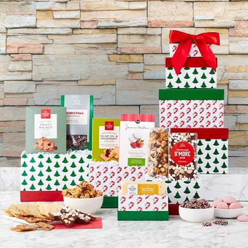 - Delightful Festive Gift Tower | Towering Holiday Treats