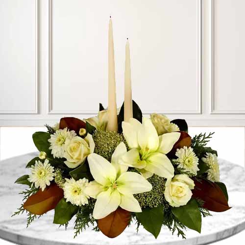 Christmas Floral Arrangement - Christmas Holiday Floral Arrangements ...