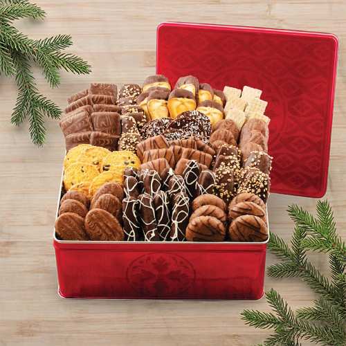 Exquisite Cookie Gift Tin-Assorted Cookie Gift Box For Sweet Celebrations