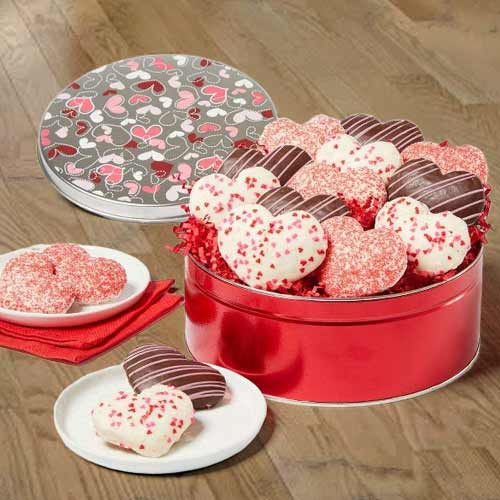 - Heart-Shaped Bakery Treats For Valentine’s Day | Heart Shape Cookies In A Tin