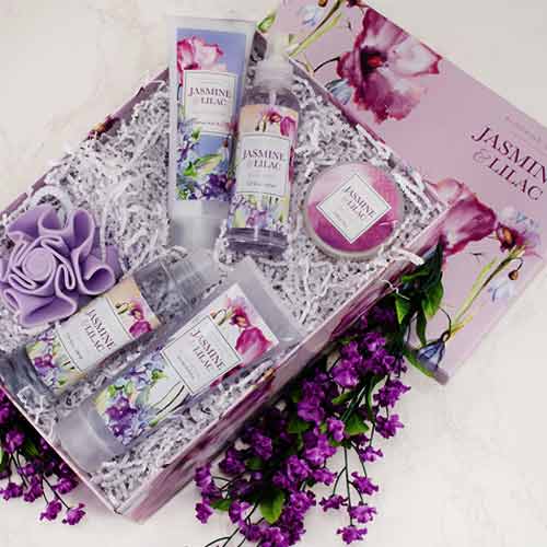 - Valentine’s Day Spa Gift Hamper For Her | Relaxing Jasmine N Lilac Spa Gift Set