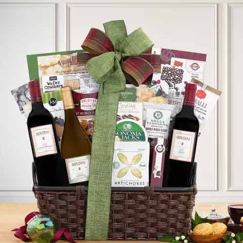 houdini christmas morning gift basket