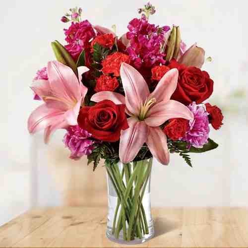 - Send Flowers To My Wife At Work | Asiatic Lilies Arrangement