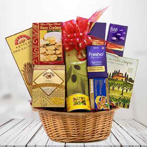 Cheese Gift Basket - Sympathy Basket Delivery USA